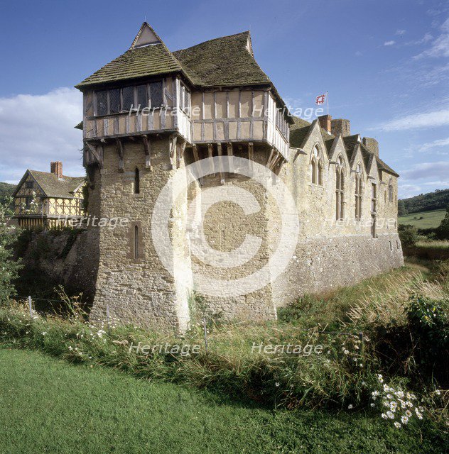North tower and west range of Stokesay Castle, Shropshire, 2004. Artist: Historic England Staff Photographer.