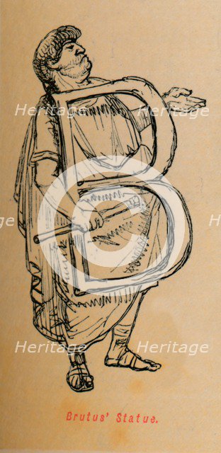 'Brutus' Status', 1852. Artist: John Leech.