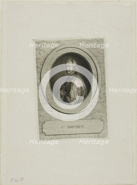 John Dryden, n.d. Creator: Jean-Baptiste de Grateloup.