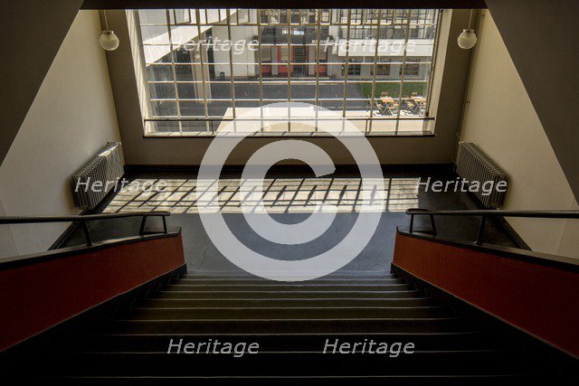 The Bauhaus building, Dessau, Germany, 2018.  Artist: Alan John Ainsworth.