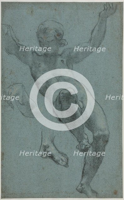 Study of a Youth for the Loggia of Cupid and Psyche, 1611/13. Creator: Ludovico Cardi.