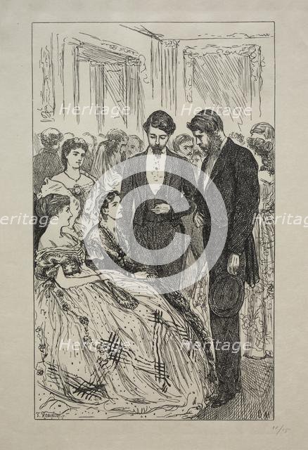 Much Ado about Nothing, 1866. Creator: George Louis Palmella Busson Du Maurier (British, 1834-1896).