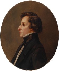 Portrait of Frédéric Chopin. Creator: Winterhalter, Franz Xavier (1805-1873).