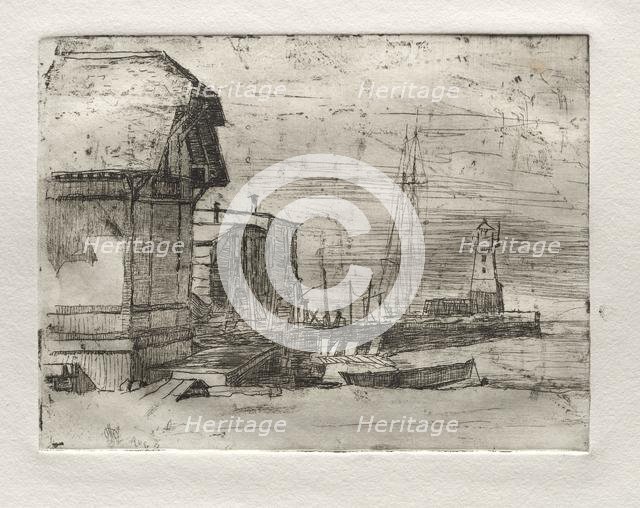 West Pier, 1878. Creator: Otto H. Bacher (American, 1856-1909).