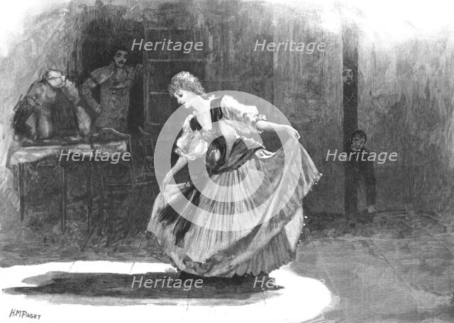 ''The Guards' Burlesque "Fra Diavolo" at the Chelsea Barracks; "Zerlina" (Miss Rose Hawdon...',1890. Creator: Unknown.