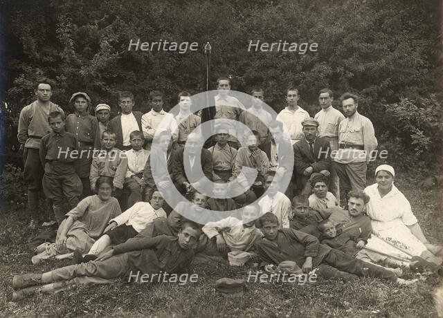 Agricultural school (farm) near Minsk: General meeting, 1922. Creator: Unknown.