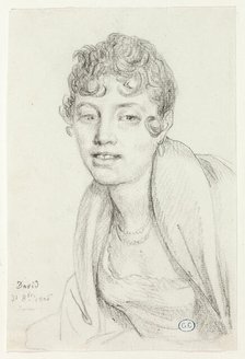 Bust of Angelique Mongez, 1806. Creator: Jacques-Louis David.