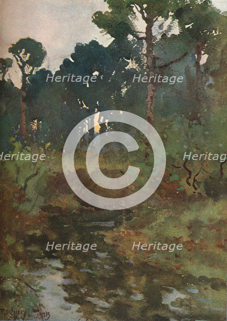 'Decorative Landscape Study', c1903 (1903-1904). Artist: Reginald Jones.