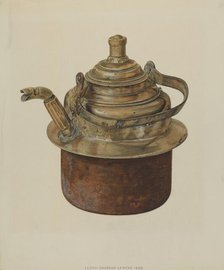 Kettle, 1938. Creator: Lloyd Charles Lemcke.