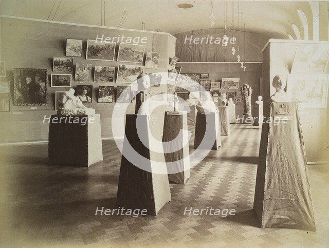 Exhibition hall, House of the Association of Literature and Arts, Russia, 1910s. Artist: Unknown