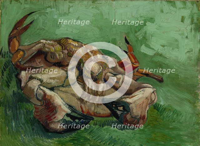 A crab, lying on his back, 1889. Artist: Gogh, Vincent, van (1853-1890)