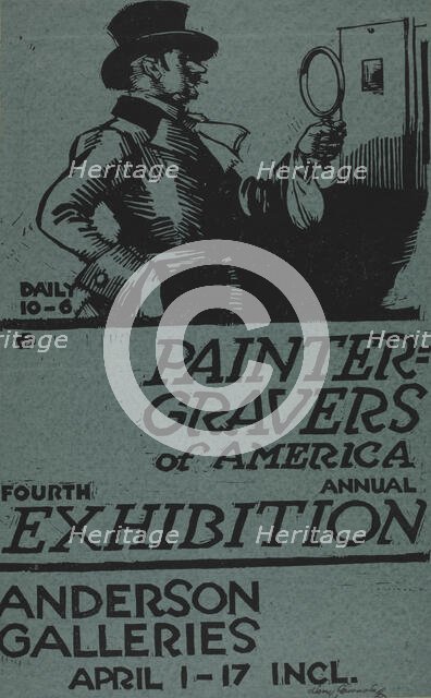 Painter-gravers of America annual exhibition, c1887 - 1922. Creator: Unknown.