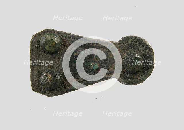 Belt Fitting, Frankish, 7th century. Creator: Unknown.