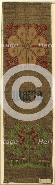 Textile, German, 15th century. Creator: Unknown.