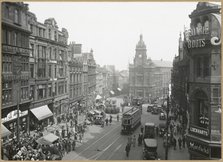 Bigg Market, Newcastle-upon-Tyne, 1925-1930. Creator: Harry Ord Thompson.