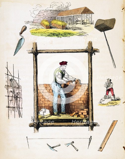 Building trade, c1845. Artist: Unknown