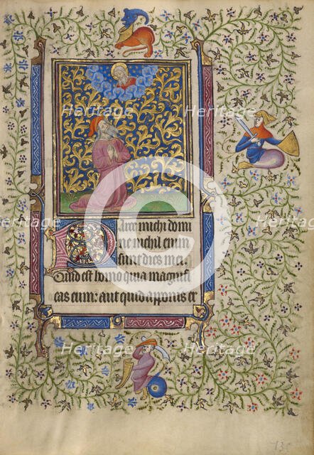 Job in Prayer; Book of Hours, about 1410. Creator: Unknown.