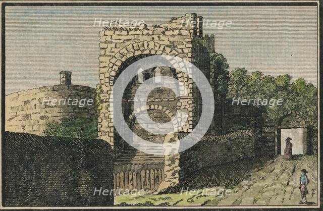 'Rougemond Castle at Exeter', 18th century?  Creator: Unknown.