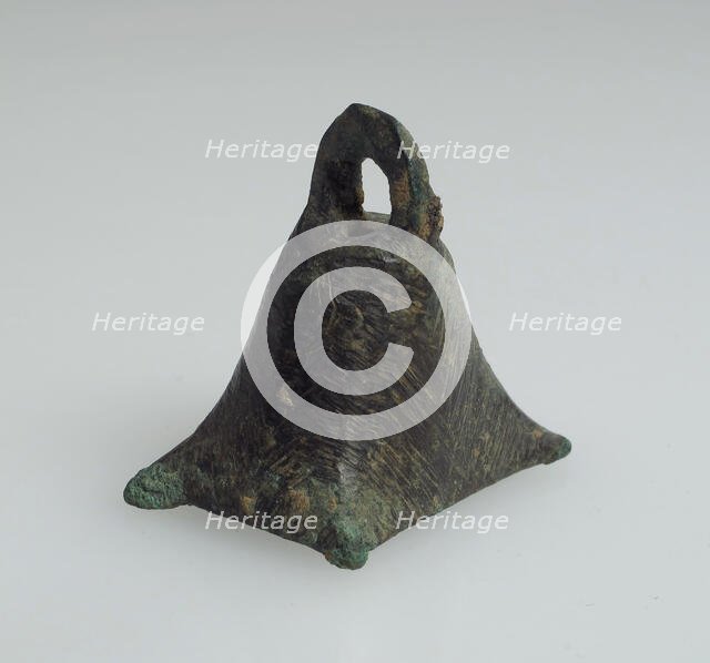 Square Pyramidal Bell, Frankish (?), 6th-7th century (?). Creator: Unknown.