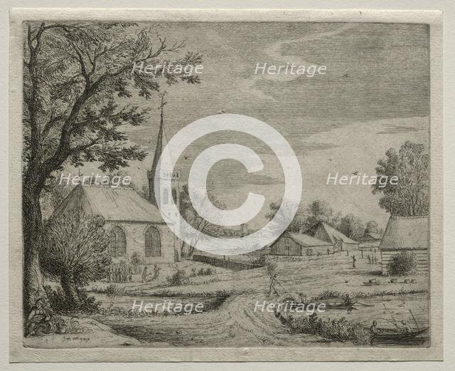 Village Church. Creator: Jan van Goyen (Dutch, 1596-1656).