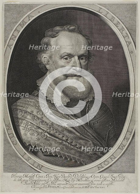 Henry Matthias, Count of Thurn and Taxis, 1625. Creator: Willem Jacobzoon Delff.