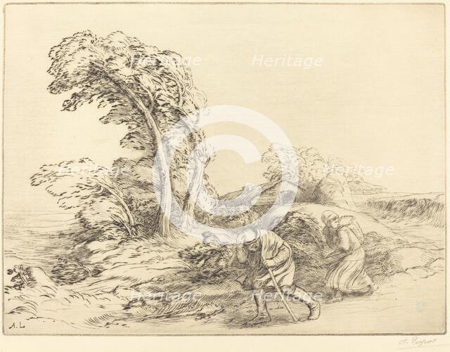 Gust of Wind (Un coup de vent). Creator: Alphonse Legros.