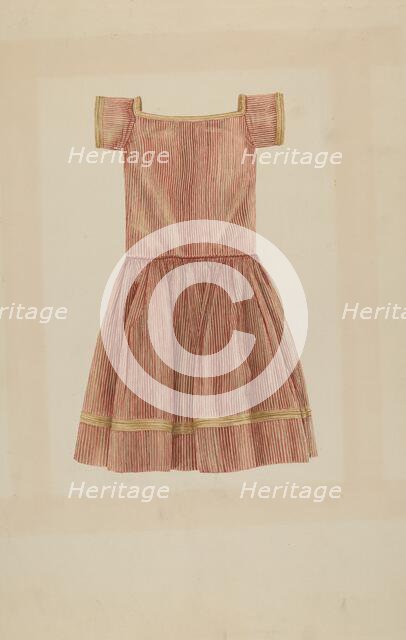 Child's Dress, c. 1938. Creator: Lucien Verbeke.