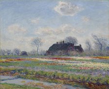 Tulip Fields At Sassenheim, 1886. Creator: Claude Monet.