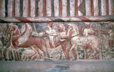 Etruscan relief from a temple in Rome, 16th century. Artist: Unknown