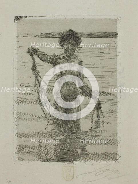 Seaweed, 1910. Creator: Anders Leonard Zorn.