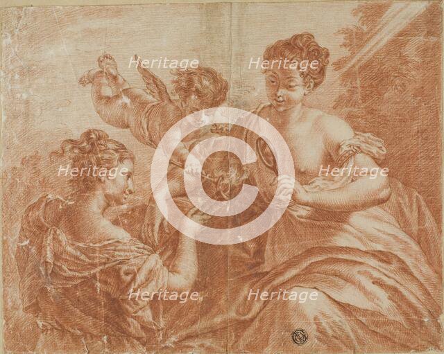 Cupid and Two Women Lighting a Torch, n.d. Creator: Unknown.
