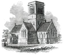 New Church of St. Paul, Rusthall, near Tunbridge Wells, 1850. Creator: Unknown.