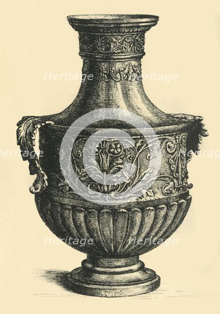 Bronze vase, 16th or 19th century, (1881).  Creator: R I Stevenson.