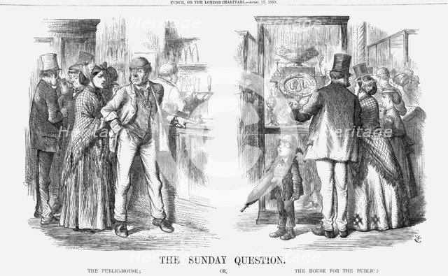 'The Sunday Question', 1869. Artist: John Tenniel