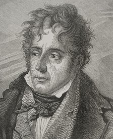 François-René, vicomte de Chateaubriand (1768-1848), French writer and diplomat, 1856.  Creator: Jean Baptiste Charles Carbonneau.