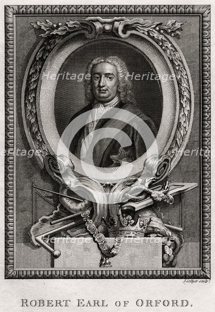 'Robert Earl of Oxford', 1775. Artist: J Collyer