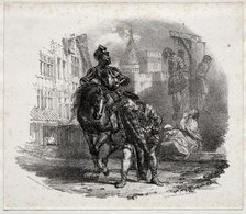 The Escape from Argyle Castle, 1826. Creator: Richard Parkes Bonington (British, 1802-1828).