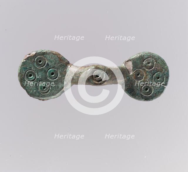 Equal-Arm Brooch, Frankish, 7th-8th century. Creator: Unknown.