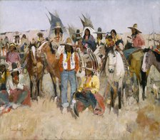 Jicarilla Apache Fiesta, 1934. Creator: LaVerne Nelson Black.