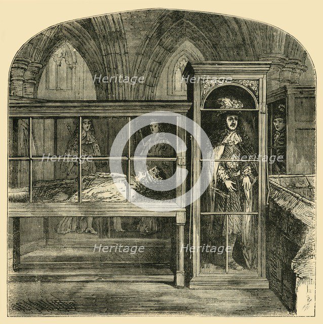 'The Wax Figures in Westminster Abbey', (1881). Creator: Unknown.