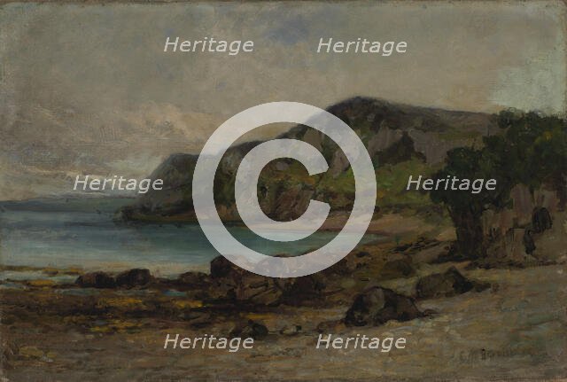 Rocks at Newport, ca. 1877-1885. Creator: Edward Mitchell Bannister.