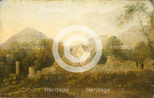 'Landscape with a cottage', 1733-1782. Artist: Richard Wilson.