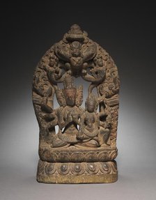 Tantric Form of Avalokiteshvara with Consort, 16th - 17th century. Creator: Unknown.