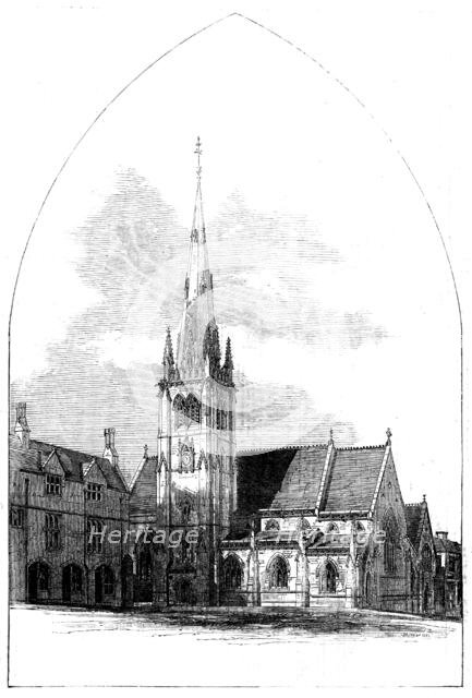 St. Nicholas' Church, Durham, 1858. Creator: Unknown.