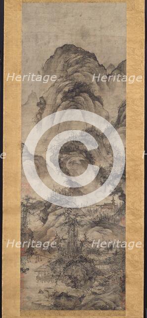 Water Pavilion by Twin Pines, Yuan or early Ming dynasty, 14th-15th century. Creator: Unknown.