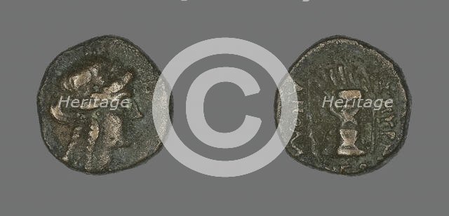 Coin Depicting the God Apollo, 2nd-1st century BCE. Creator: Unknown.