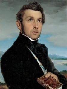 Portrait of the poet and writer Tommaso Grossi, 1826. Creator: Carnovali, Giovanni (1804-1873).