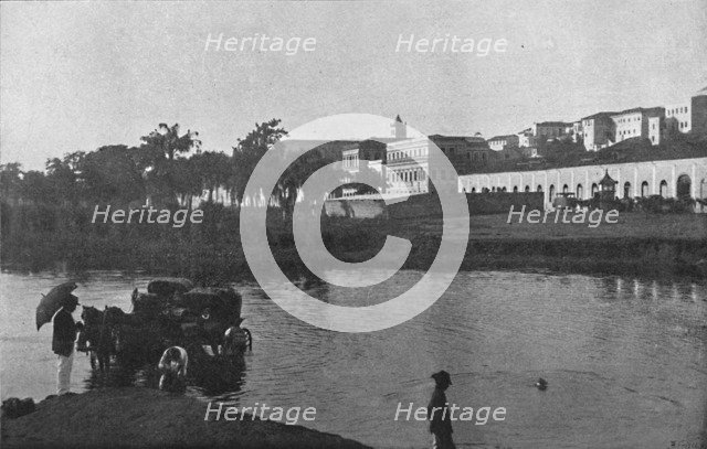 'Rua 25 de Marco', 1895. Artists: Wilhelm Gaensly, Rudolf Friedrich Fra.