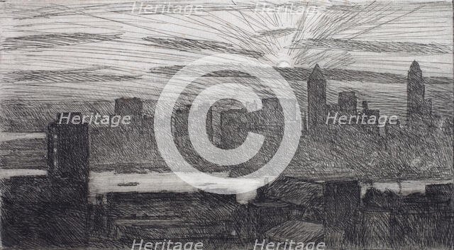 Manhattan, 1916. Creator: Frederick Childe Hassam.