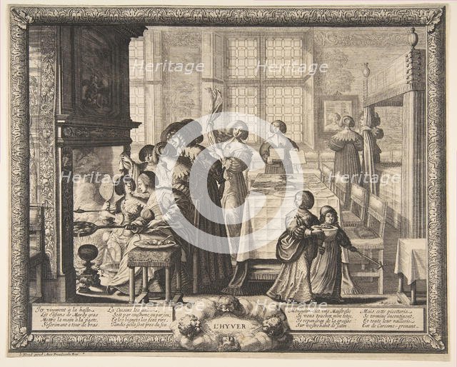 Winter, ca. 1637. Creator: Abraham Bosse.